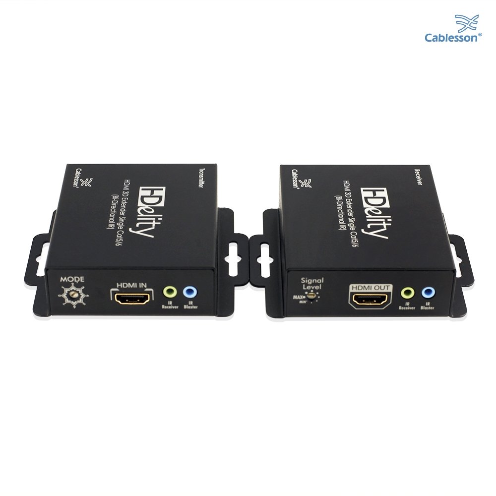Cablesson HDElity HDMI 3D Extender Single Cat5/6 (Bi-Directional IR), 1080p Full HD (50m) / 720p (60m), supports 3D, 4k - Image 4