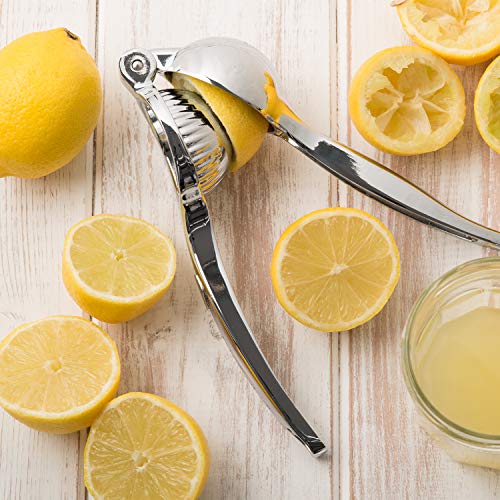 Lemon Squeezer, Vestaware Hand Manual Juicer Portable Multi-Functional Stainless Steel Lime Squeezer Citrus Press Juicer