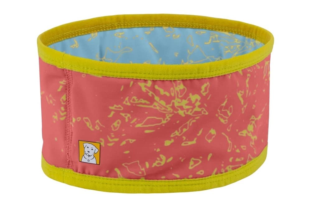 RUFFWEAR Swamp Cooler Neck Gaiter for Dogs, SPF 50+ Washable Reversible Everyday Cooling Dogwear Accessory, Re-Usable Instant Cool Down Device for Hot Weather, Salmon Pink/Blue Mist (Medium) — image 1