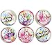 Unique Shopkins Bounce Balls - Assorted Designs, 6 Pcs