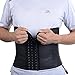 imurz Men's Tummy Control Steel Boned Waist Trainer Workout Sport Shapewear (Black, M)