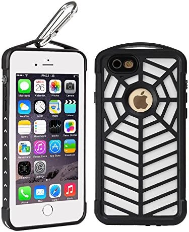100% Waterproof Phone Case, Save4you Shockproof Dustproof Full Sealed Protection Cover Heavy Duty Spider Sport case for Apple iPhone (6/6S Plus(5.5 inch) White)