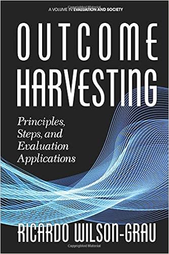 Outcome Harvesting (Evaluation and Society) Outcome Harvesting (Evaluation and Society)