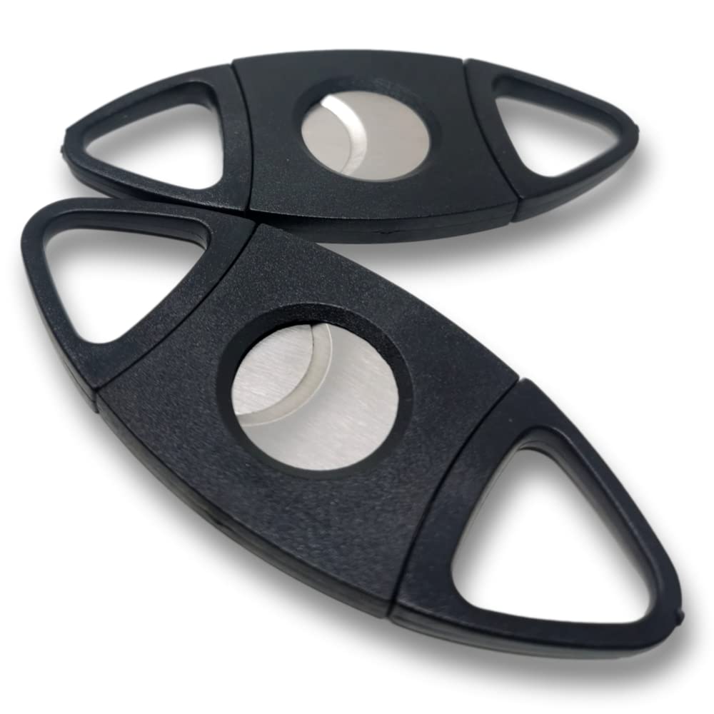 EKNA Cigar Cutter Set - Cigar Cutter 2 Pieces - Cutter Cigar - Cigar Scissors - Cigar Cutter for Any Type of Cigar (Set of 2)