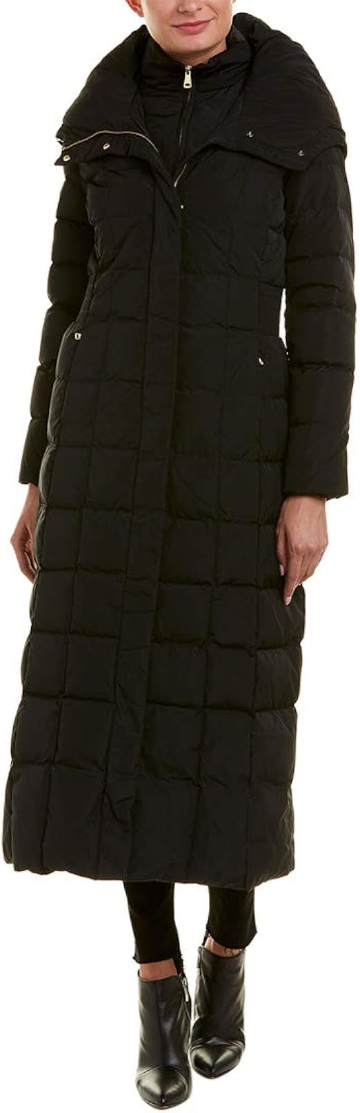 cole haan signature hooded down maxi puffer coat