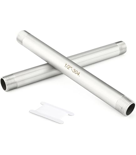 1.5 X 5.5 Inch 316 Stainless Steel Pipe Nipple - Schedule 40 NPT Threaded Both Ends