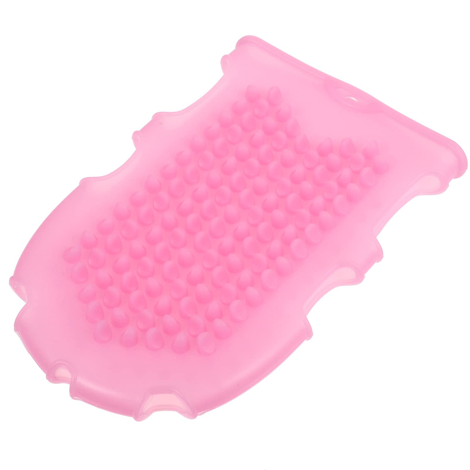 Lurrose Silicone Body Brush Soft Silicone Shower Brush Massage Brush Mitt Bath Exfoliating Skin Massage Scrubber Dry Skin Brushing Glove Loofah Back Exfoliator