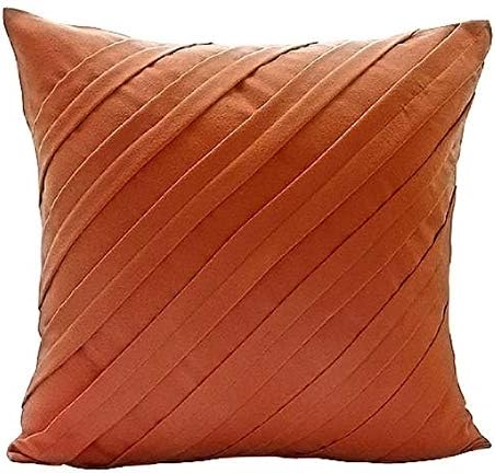 Amazon Com Luxury Orange Decorative Pillow Covers With Zipper