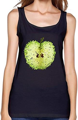 Aeenohik Women's Half Green Apple Sleeveless Tank Top XL
