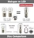 SRRB Performance 12V AC/DC BA15D LED Replacement 1004/1076 / 1142 Light Bulb for RV Camper Travel Trailer Motorhome 5th Wheels and Marine Boat (2 Pack, Warm White)