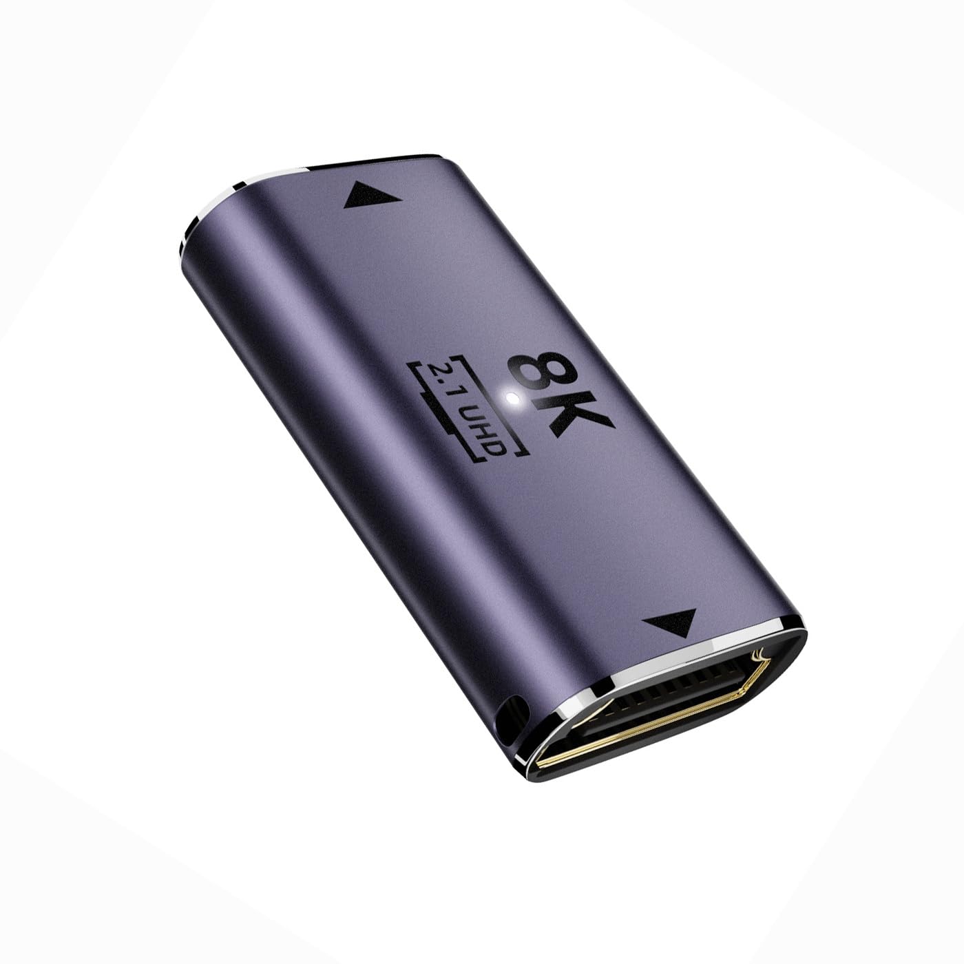 NFHK HDMI Female to HDMI 2.1 Female UHD Extension Gold Converter Adapter Support 8K 60hz HDTV