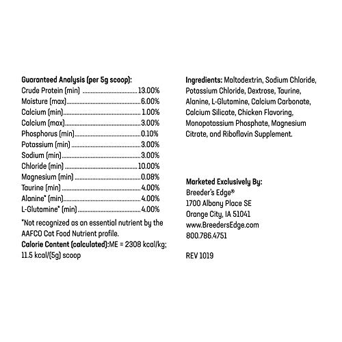 Breeder's Edge Kitten Lyte Feline Electrolyte Supplement for Cats and