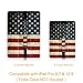 Fintie Apple Pencil Holder with USB Adapter Pocket - Premium Vegan Leather Case Sleeve Pouch Compatible with iPad Pro 9.7, iPad Pro 10.5 & iPad Pro 12.9 Cases, US Flag