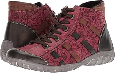 Amazon.com | Rieker Women's R3486 Liv 45 Antik/Wine/Brandy 40 M EU | Boots