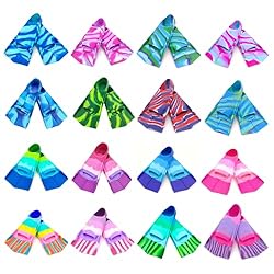 Gugmoy Kids Swim Fins,Comfortable Silicone Flippers