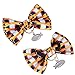 Blueberry Pet Timeless Navy Blue Breakaway Adjustable Chic Fish Print Handmade Bow Tie Cat Collar with European Crystal Bead on Fish Charm, Neck 9