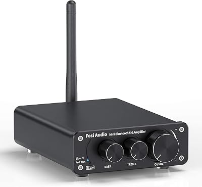 Fosi Audio BT10A Bluetooth 5.0 Amplifier 50W x 2 Pa3116D2 UK Power