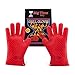 Big Time BBQ Silicone Heat Resistant Waterproof Non Slip Grill Gloves