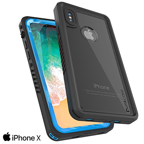 iPhone X Waterproof Case, Punkcase [Extreme Series] [Slim Fit] [IP68