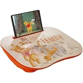 Winnie the Pooh Lap Desk for Kids with Notebook and Tablet Holder Slot