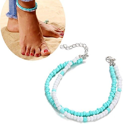 KKMO Sea Star Sandy Beach Anklet Bracelet Foot Jewelry for Women Girls