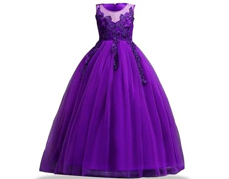 purple colour one piece dress