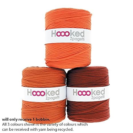 Hoooked Zpagetti Orange Lampenschirme 120 M Amazon De Kuche