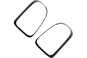 CFTGIW Rear Lamp Frame Bezel Guard 1 Pair Tail Lamp Frame Bezel Protector 51712414989 Glossy Black Stylish Look Rear Lamp Trim Cover for F60 2016 to 2019