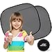 Car Sun Shade (2 Pack) - Universal Static Cling Sunshade for Baby - Protect Your Child or Pet from UV rays! Easy installation without suction cups - 100%