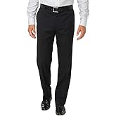 Paul Fredrick Men's Classic Fit Wool Gabardine Flat Front Pants