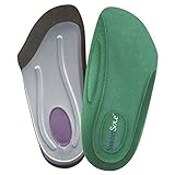 SmartSole Exercise Insoles for Plantar Fasciitis, Flat Feet and Shin Splints Relief. Anti Fatigue Walking, Running and Overpronation Insoles - 3/4 Length Arch Support Shoe Inserts for Women & Men
