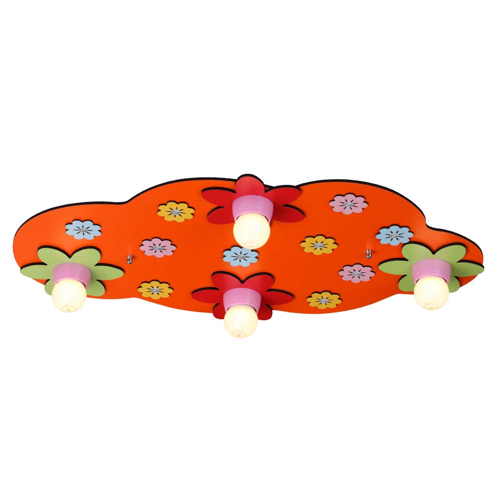 Wonderlamp W-A000117 Children's Ceiling Light, Orange