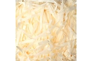 HLNLSU Cut Paper Shred Filler (1 LB) for Packing and Filling Gift Baskets,Multi-color optional (Fusion of champagne and yellow)