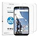 OMOTON Tempered Glass Screen Protector for Google Nexus 6, 6.0 Inch, 2 Pack