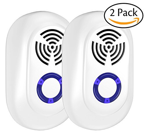 Plug In Ultrasonic Pest Repeller (2 pack) - Squirrel Rodent, Mice Rats Insects Mosquito Repellent Indoor and Outdoor - Get All The Pest Control