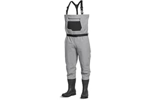 Orvis Clearwater Bootfoot Fly Fishing Waders - Modern Fit Chest Waders with Vulcanized Neoprene Felt Sole Wading Boots