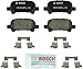 BOSCH BP828 QuietCast Premium Organic Disc Brake Pad Set - Compatible With Select Toyota Avalon, Camry, Solara; REAR