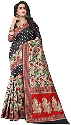Aashima Fab Store Indian Sarees For Women Wedding Designer Party Wear Sari Traditional Ethnic Black Sari