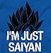Brisco Brands Nerdy Im Just Saying Funny Goku Anime Pun T Shirt Tee