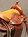 M-Royal 10″ Tan Pony Mini Horse Saddle Kids Pleasure Leather Western Saddlethumb 2