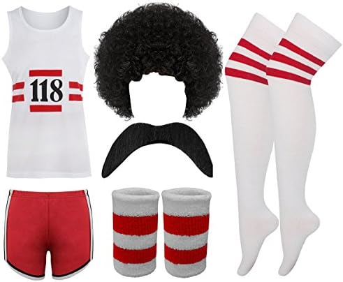 Global Fashion Women's Marathon Retro Outfit Full Set Womens Small UK 8 118 Full Set Costume