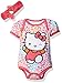 Hello Kitty Baby Girls' Gift Set, Dark Pink, 6-9 Months