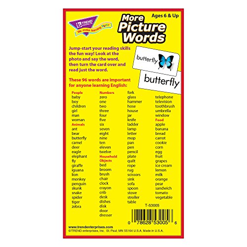 More Picture Words Skill Drill Flash Cards, Pack of 96 Card Game