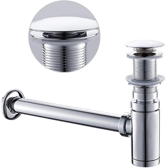 BONADE (1 Set ) Siphon Pop Up Ablaufventil ohne Überlauf Push-Up ...