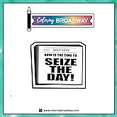 Musical Newsies Acrylic PIN | 1 Individual ACRYLIC PIN by Coloring Broadway | Inspired by Seize the Day - Laser Cut - High Definition (1.5" x 1.15")