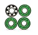 Yellow Jacket Premium Fidget Spinner Replacement Bearings, 1 Ceramic Spin Bearings, 3 Steel Jungle Green Counterweight Bearings
