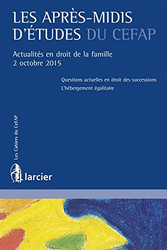 Les  Après-midis d'études du CEFAP