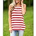 HUHHRRY Floral Printed Vest Loose Tunic Top Shirt for Women Summer Wear Tee