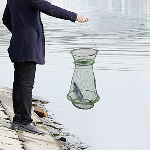 Reusen Köderfischreuse Fischreuse Aalreuse Krebsreuse Faltbare Fischernetz Angel Netz Zubehör - GröÃe – Bild 3
