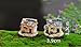 SUN-E 8pcs(Random Color) in Set Moss Fairy Miniature Fairy Garden Stone House Statue Home Decoration Outdoor Decor